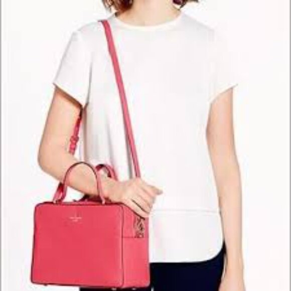 Kate Spade Authentic 💯 Orange \PINK 🧡🧡🧡Handbag - Picture 2 of 4